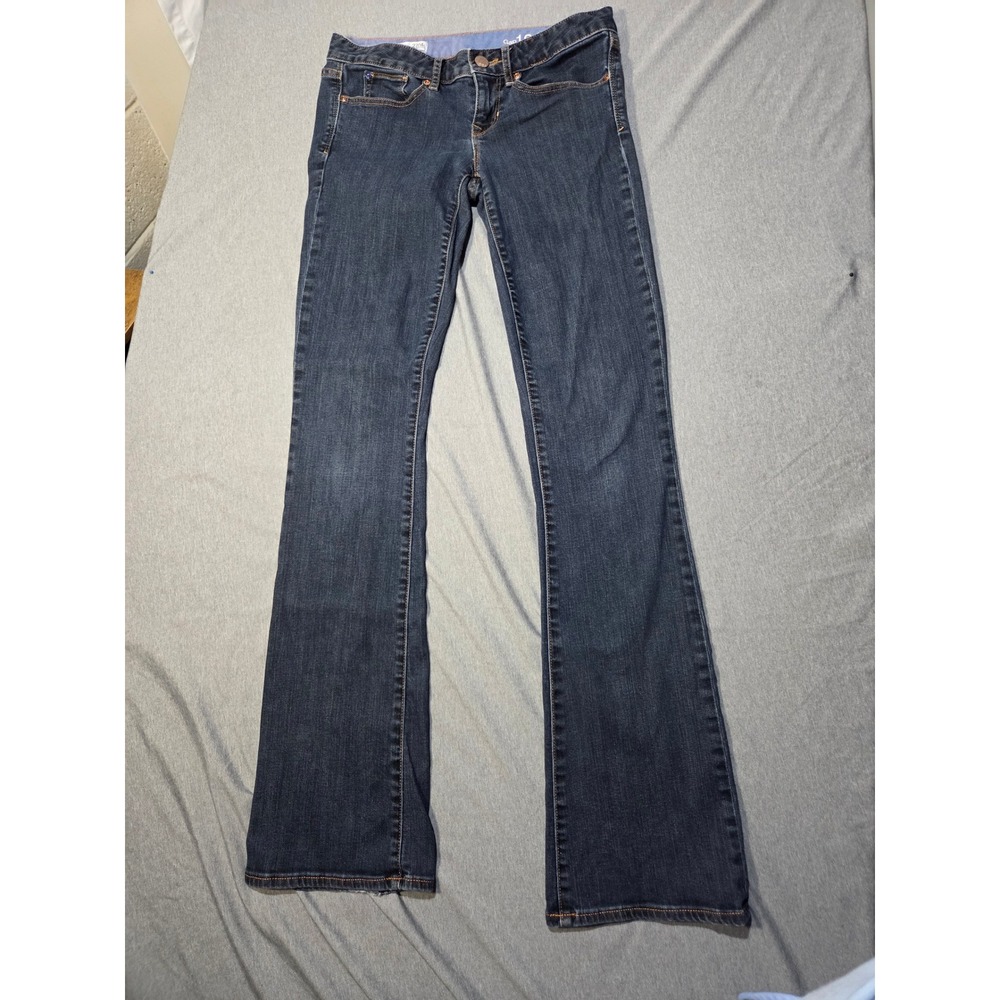 Gap 1969 Curvy Bootcut Jeans Dark Wash Indigo Denim Size 27/4L Long